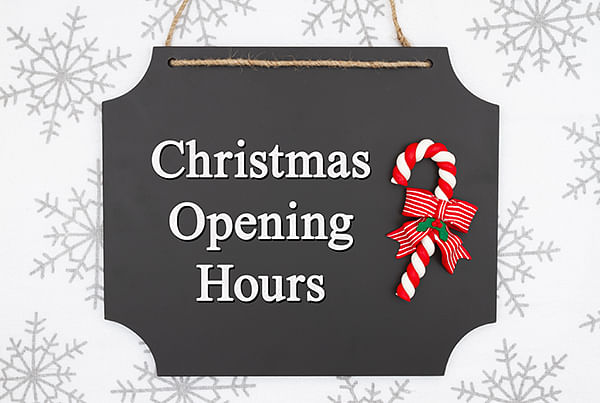 Council's operating hours over Christmas/New Year